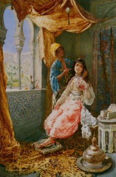  Amedeo Painting - Attending the Princes Amedeo Arabs